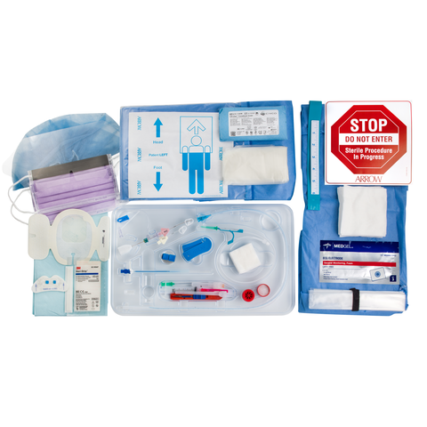 Teleflex Arrow® Max Barrier PICC Kit for bedside insertion.