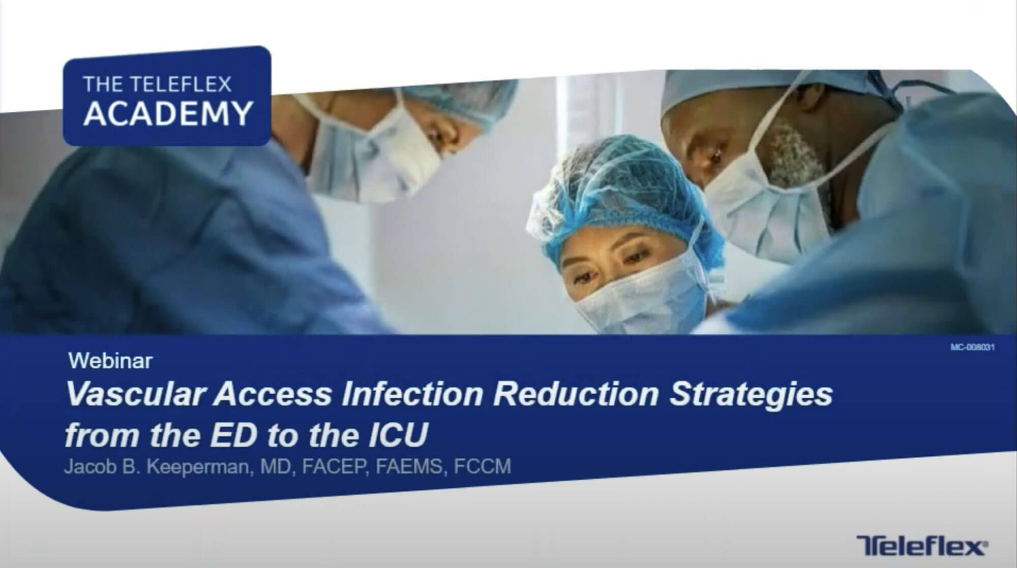 Webinaire sur les stratégies de réduction des infections