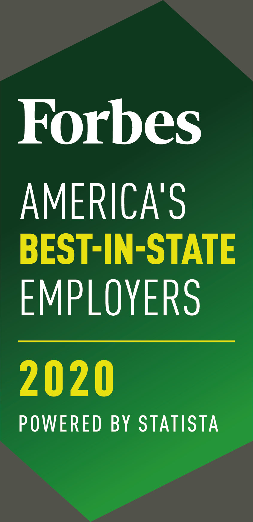 Forbes - Best in state employer - 2020
