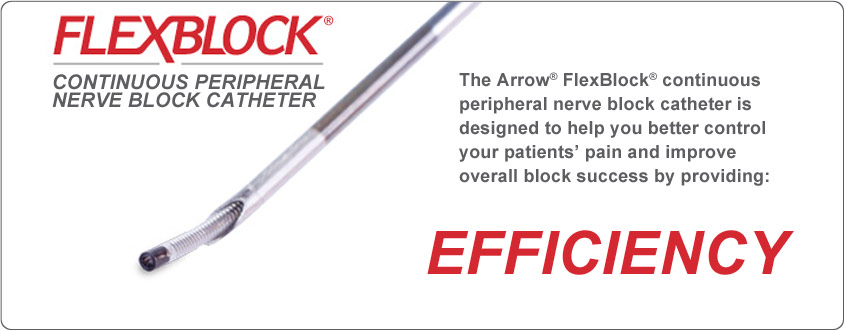 la - anesthesia - pain management - flexblock - efficiency