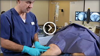 Proximal Tibia Site Identification and Needle Insertion video image