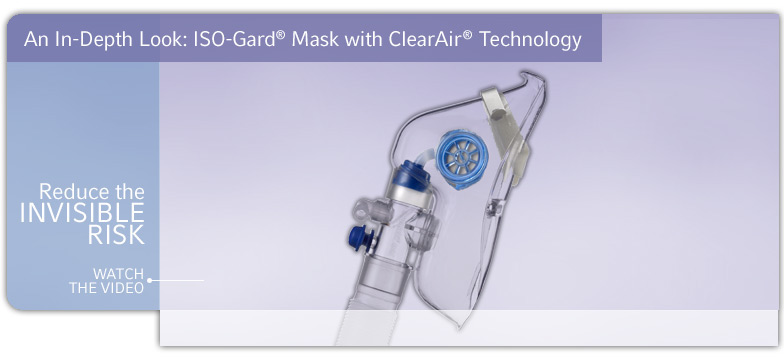 anesthesia - caregiver safety - iso gard mask banner1